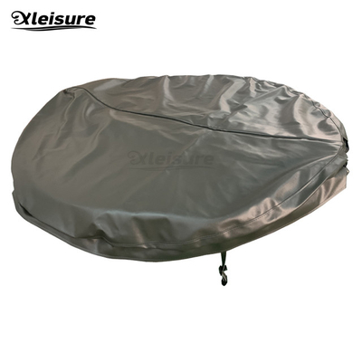 spa hot tub vinyl leather cover skin round lid for heated wooden tub  without foams for hot tub whirlpool