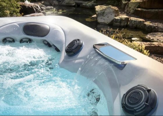 Grey EVA Spa Bath Pillow Hot Tub Waterproof Neck Head Cushion for Home Bathtub Use in Bathroom