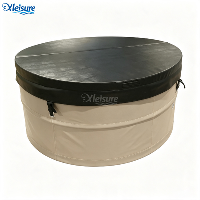 Factory Custom Round Soft Hot Tub Insulated Cover Dustproof Waterproof Thermal Spa Lid for Portable Inflatable Massage Bathtub