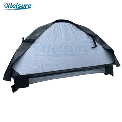 Outdoor Waterproof Hot Tub Spa Covers For Round Leather Outdoor Whirlpool Tub For Massage Spa