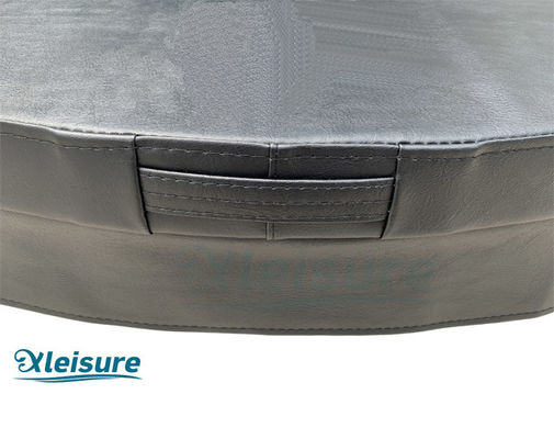 Outdoor Waterproof Hot Tub Spa Covers For Round Leather Outdoor Whirlpool Tub For Massage Spa